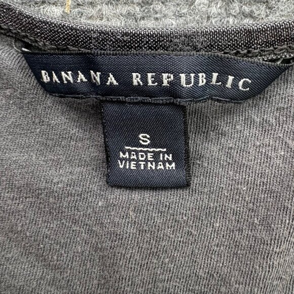 Banana‎ Republic Top Womens Small Black Sequins Dark Fairy Boho Sparkle Glitter - Picture 4 of 14